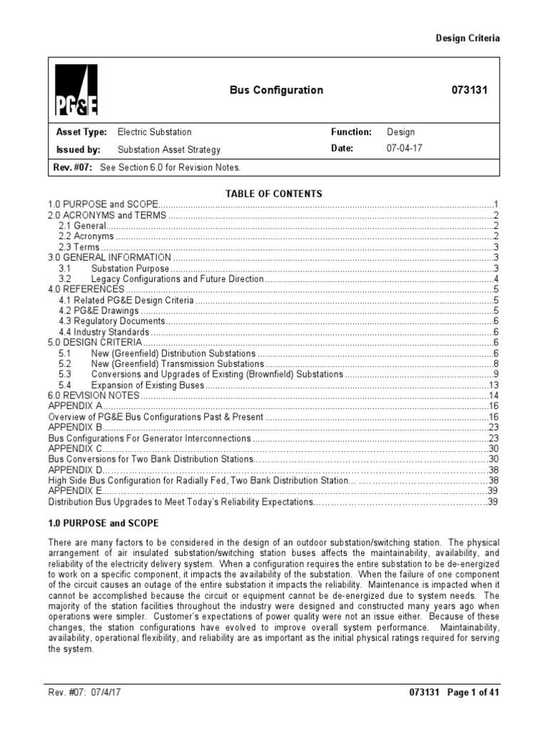 Bus Configuration | PDF | Electrical Substation | Electric Power