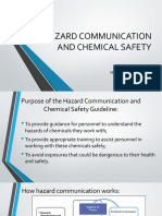 Hazard Communication and Chemical Safety