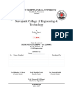 Sarvajanik College of Engineering & Technology: Gujarat Technological University