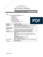 Sample Medical Guidelines: Respiratory Distress