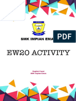 Cover Page For EW20 Activity