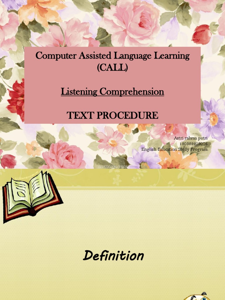 CALL: Enhancing Listening Skills | PDF