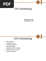 CPU Scheduling