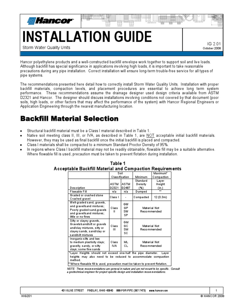 2.01H SWQU Installation | PDF | Horticulture And Gardening | Economic ...