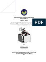 Proses Pembuatan Rangka Pada Simulator Bubut CNC PDF