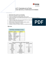 Guía N°1 Propiedades de Los Fluidos y Transformación de Unidades.