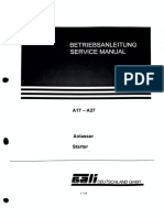 Gali Air Starter (A17, A27) Service Manual With Spare Parts Catalogue