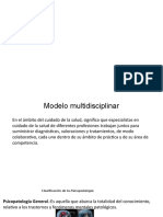 Modelo multidisciplinar en el cuidado de la salud