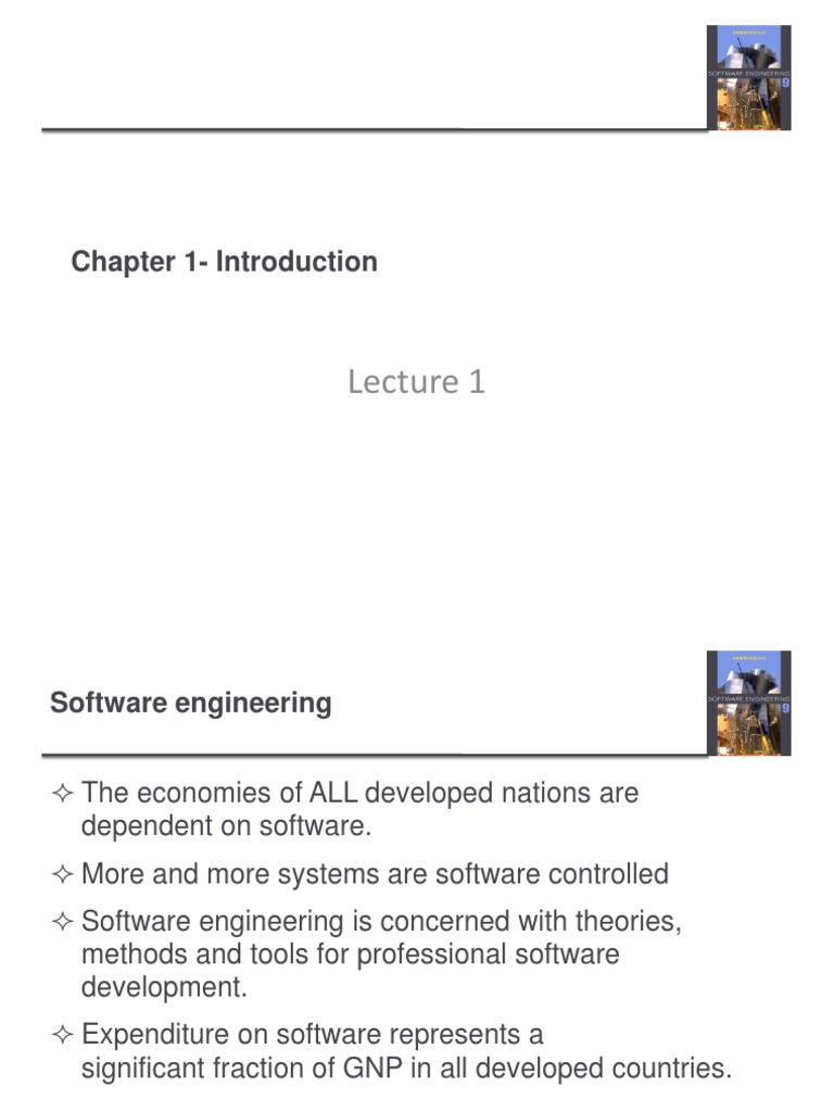 Ch1 Intro and Project | PDF | Software Development | System