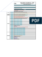 Calendário Acadêmico EAD - 2019.2 EAD