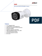 DH-HAC-HFW1200R: 2megapixel 1080P Water-Proof HDCVI IR Bullet Camera