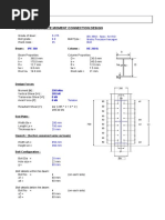 MC-Top Flush Beam IPE360 Column HEA240 W Stiff W DP