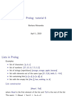 Prolog: Tutorial 6: Barbara Morawska