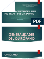Generalidades Del Quirófano
