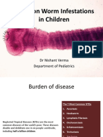 Common Worm Infestations in Children: DR Nishant Verma Department of Pediatrics