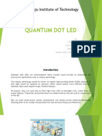 B.V Raju Institute of Technology: Quantum Dot Led
