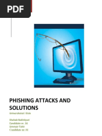 Phishing Attacks and Solutions