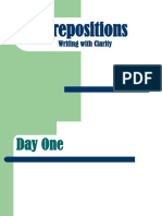 Writing with Prepositions