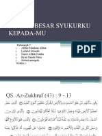 Betapa Besar Syukurku Kepada-Mu