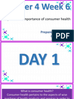 Importance of consumer health and rights