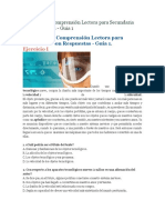 Ejercicios de Comprensión Lectora para Secundaria con Respuestas.docx