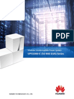 Huawei Ups5000 e Series 50 800kva Modular Uninterruptible Power System Brochure PDF