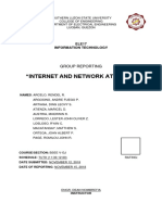 "Internet and Network Attacks": Group Reporting