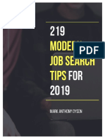 219 Modern Job Search Tips For 2019
