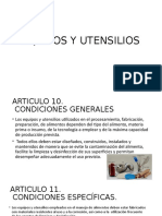 EQUIPOS Y UTENSILIOS Powerpoint