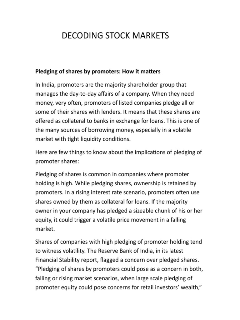 STOCK MARKET CHART ANALYSIS PDF visual data 4