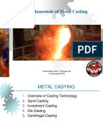 Fundamentals of Metal Casting: Universidad Libre - Procesos de Conformado 2018