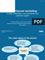 Multi-Channel Marketing: in Sales, Distribution, Communication and Customer Support