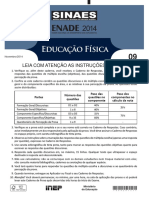 Educação Física: Leia Com Atenção As Instruções Abaixo