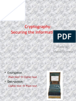 Cryptography: Securing The Information Age: Made By: Mansi Sharma