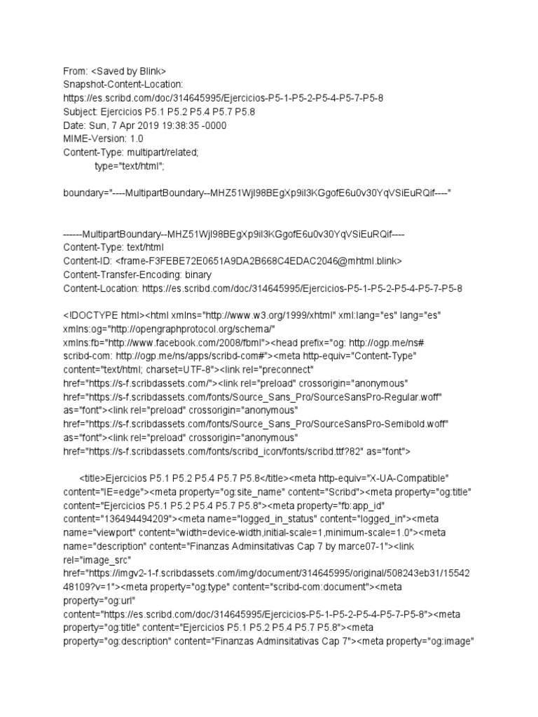 Ejercicios P5 1 P5 2 P5 4 P5 7 P5 8 Mhtml Pdf Alternate Reality Networking Standards