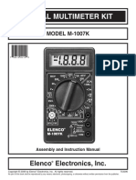 Digital Multimeter DT830B schematic diagram 