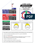 Leitura Técnica Comando WGK Média Alta Honda CRF 230 310º Enduro Motocross