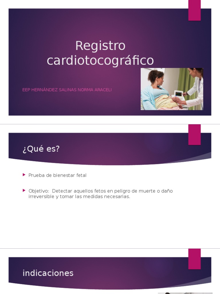 Categorías del Registro Cardiotoctográfico | PDF | Parto | Medicina