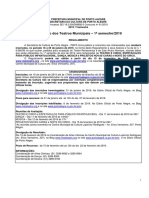 Edital Ocupac3a7c3a3o Dos Teatros 1c2ba Semestre - 2019 PDF