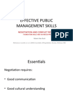 Effective Public Management Skills