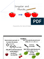 Plural Rules: Prepared By: Ms. Rania Al-Shater