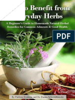 How To Benefit From Everyday Herbs PDF