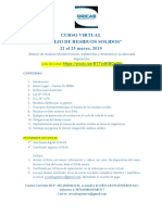 Manejo de Residuos - Brochure