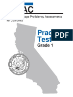 Elpac: Practice Test