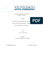 Tercera Entrega Talento Humano