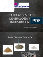 Aplicações Da Mineralogia Na Industria Civil