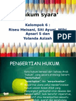 HUKUM SYARA