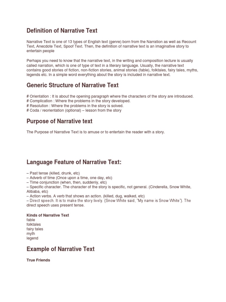 39+ Contoh narrative text legend beserta generic structure dan language features info