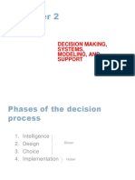 Decision Making, Systems, Modeling, and Support