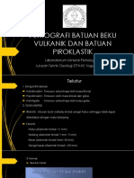 Acara 4 - Batuan Piroklastik Dan Batuan Beku Vulkanik